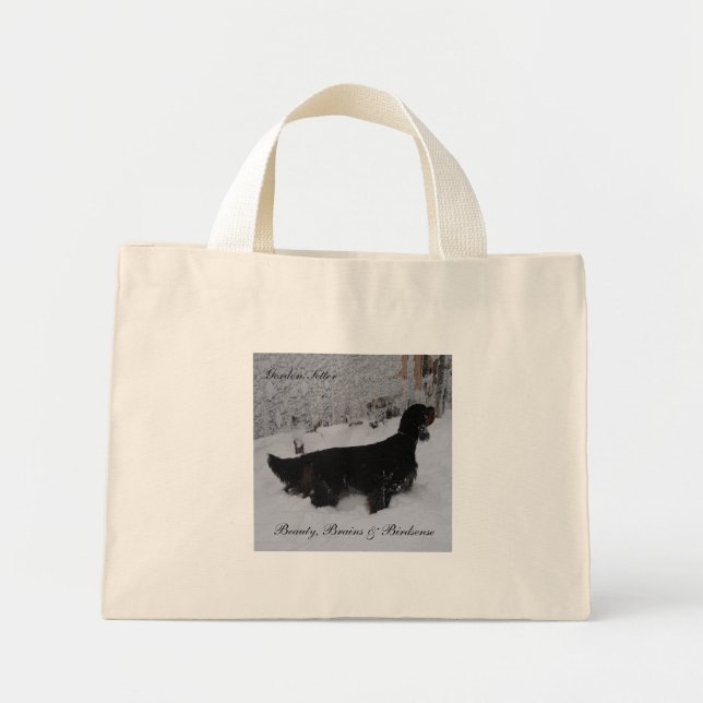 Bolsa Tote Mini Gordon Setter Tote Bag (Frente)