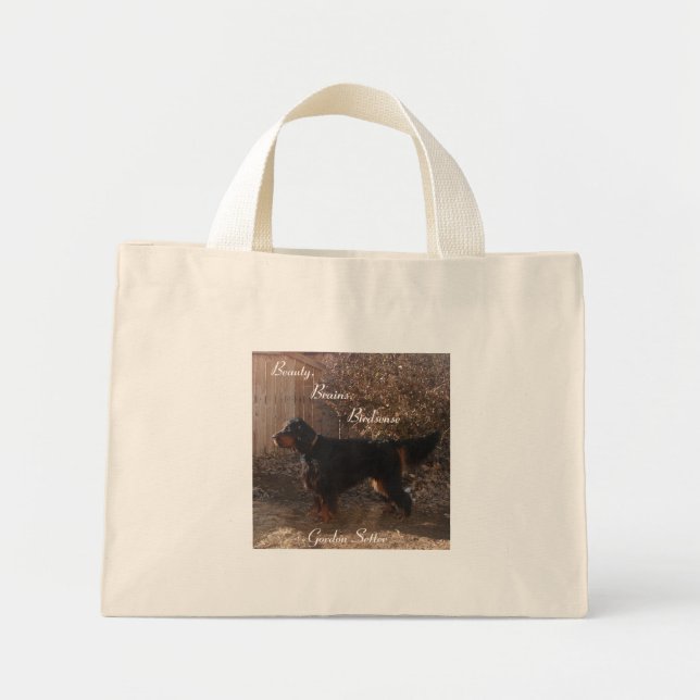 Bolsa Tote Mini Gordon Setter Tote Bag (Frente)