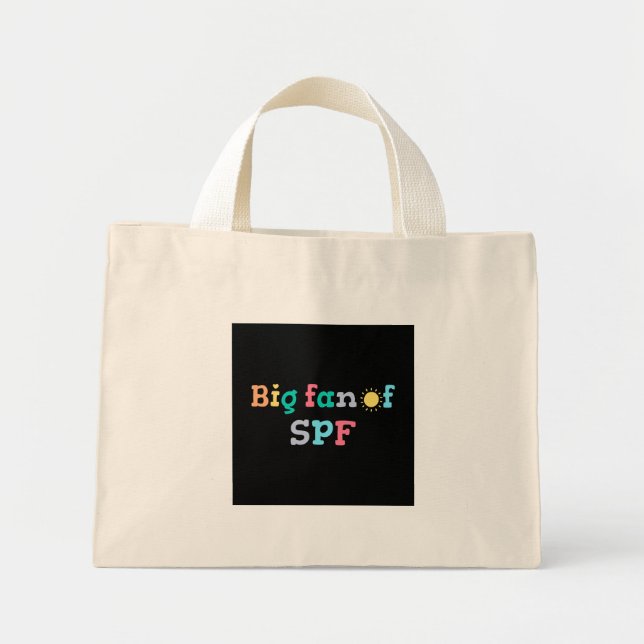 Bolsa Tote Mini Grande fã de FSP (Frente)