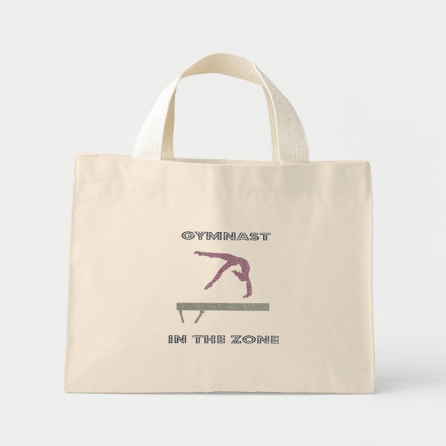 Bolsa Tote Mini Gymnast in the Zone Tiny Tote Bag (Frente)