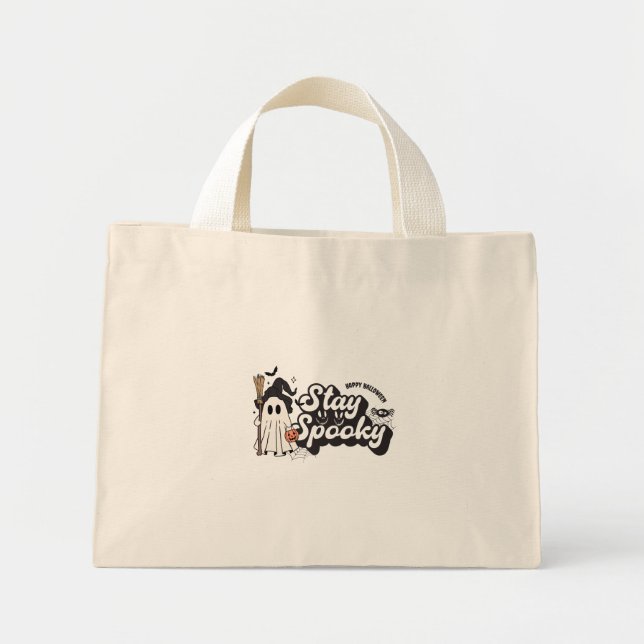 Bolsa Tote Mini Halloween, um tempo para o terror (Frente)