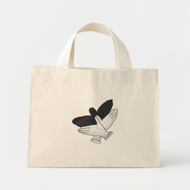 Bolsa Tote Mini Hand Silhouette Eagle (Frente)