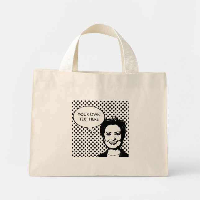 Bolsa Tote Mini Hillary Clinton 1 (Frente)