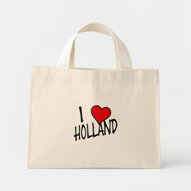 Bolsa Tote Mini I Heart Holland bk ttcnt (Frente)