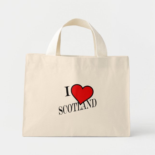 Bolsa Tote Mini I Heart Scotland bk ttcnt (Frente)