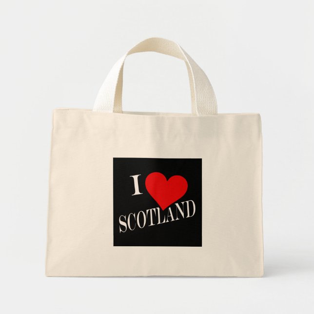 Bolsa Tote Mini I Heart Scotland wt ttcnt (Frente)