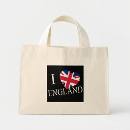Bolsa Tote Mini I Heartflag Inglaterra wt ttcnt