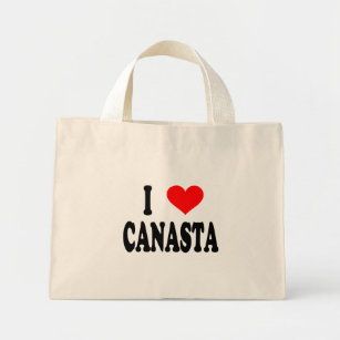 Bolsa Tote Mini "I Love Canasta" Tote Bag