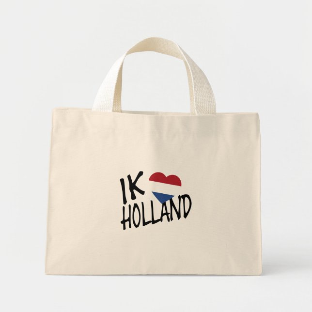 Bolsa Tote Mini Ik Heartflag Holland bk ttcnt (Frente)