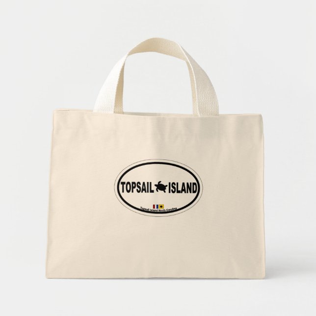 Bolsa Tote Mini Ilha Topsail. (Frente)