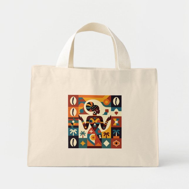 Bolsa Tote Mini Imperatriz da Abundância (Frente)