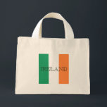 Bolsa Tote Mini Irish Flag Ireland ttcn<br><div class="desc">Irish Flag Ireland Design © Trinkets and Things 2017 - AHP Design. Todos os Direitos Reservados.</div>