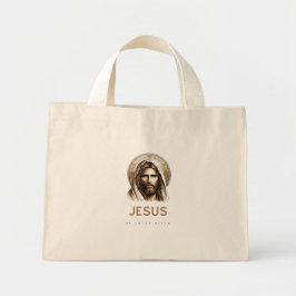 Bolsa Tote Mini Jesus ressuscitou verdadeiramente!