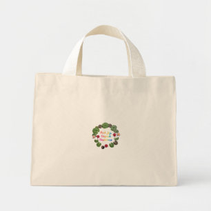 Bolsa Tote Mini Joy Pacote, Desempacotar Felicidade - Saco de Tote