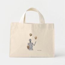 Jugglês Fazendo Malabarismo Fantasia Arte Tote Bag