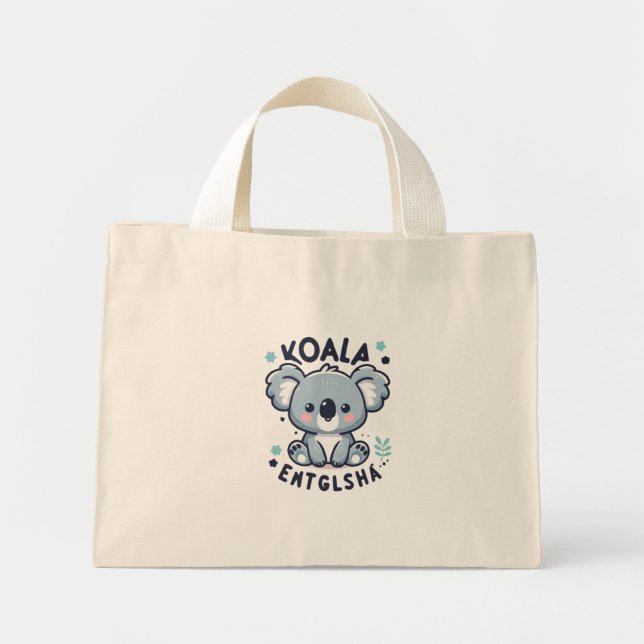 Bolsa Tote Mini Koala Charm (Frente)