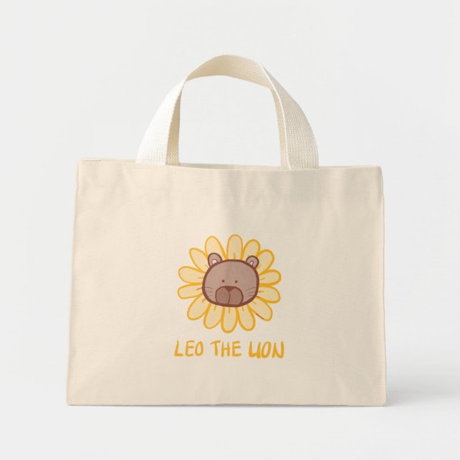 Bolsa Tote Mini Leo, o Saco do Leão (Frente)