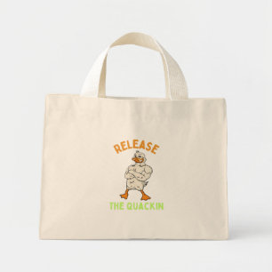 Bolsa Tote Mini Libere O Quackin Duck Gym Bodybuilder
