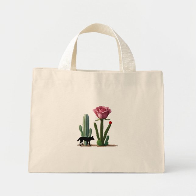 Bolsa Tote Mini Lobo8: (Frente)