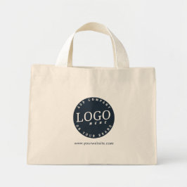 Bolsa Tote Mini Logotipo da empresa com funcionário do site da emp