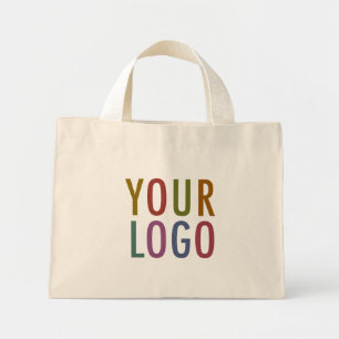 Bolsa Tote Mini Logotipo personalizado Saco de troca de Canvas sem