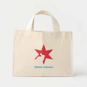 Bolsa Tote Mini Logotipo Vegan Chicago Color em Bag