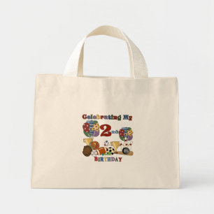 Bolsa Tote Mini Loucura para T-shirts e segundos aniversários desp