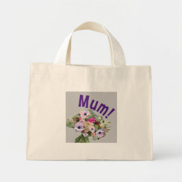 Bolsa Tote Mini Mãe! Flores