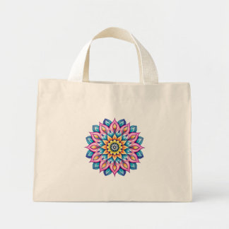 Bolsa Tote Mini Mandala / Design de Flor