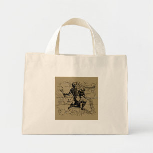 Bolsa Tote Mini Mapa da Constelação de Aquário por Hevelius