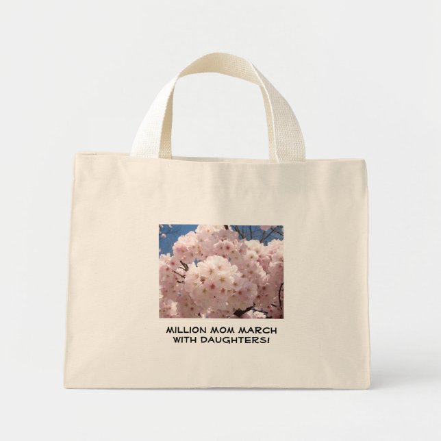 Bolsa Tote Mini Marcha das Mães com Filhas! Sacolas (Frente)