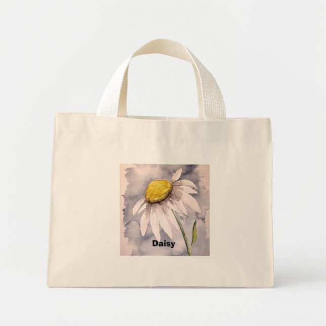 Bolsa Tote Mini margarida, Daisy (Frente)