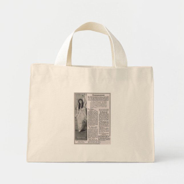 Bolsa Tote Mini Mary Pickford 1916 (Frente)