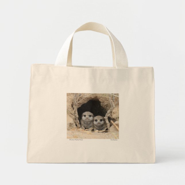 Bolsa Tote Mini Meerkat Tote Bag (Frente)