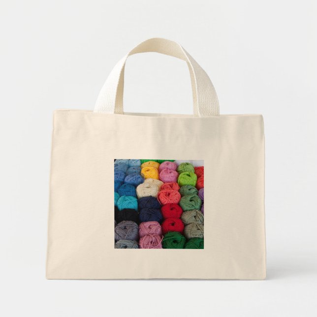 Bolsa Tote Mini Meias de fios (Frente)