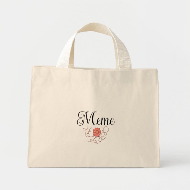 Bolsa Tote Mini Meme Tote  (Frente)
