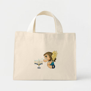 Bolsa Tote Mini Menorah Angel
