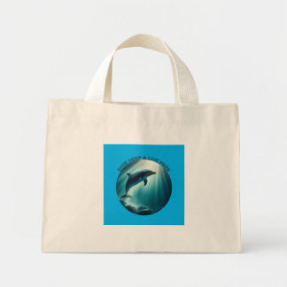Bolsa Tote Mini Mergulhe Dolphin Livre Ao Vivo