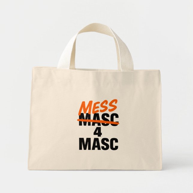 Bolsa Tote Mini Mess 4 Masc (Frente)