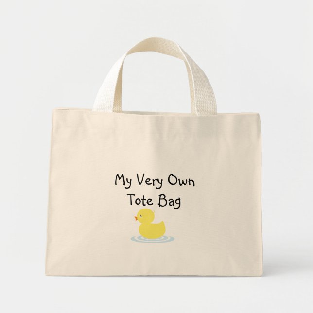 Bolsa Tote Mini Minha Própria Sacola de Tote (Frente)