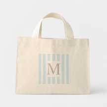 Minimal Nautic Style Grocery Tote Bag