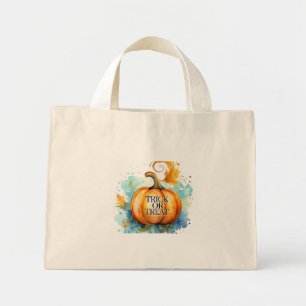 Bolsa Tote Mini Minitote para Crianças - Halloween Doces ou Traves