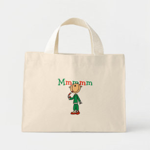 Bolsa Tote Mini Mmmm Candy Canes Camisetas e presentes