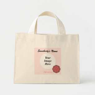 Bolsa Tote Mini Modelo de Flower Rosa por Kenneth Yoncich