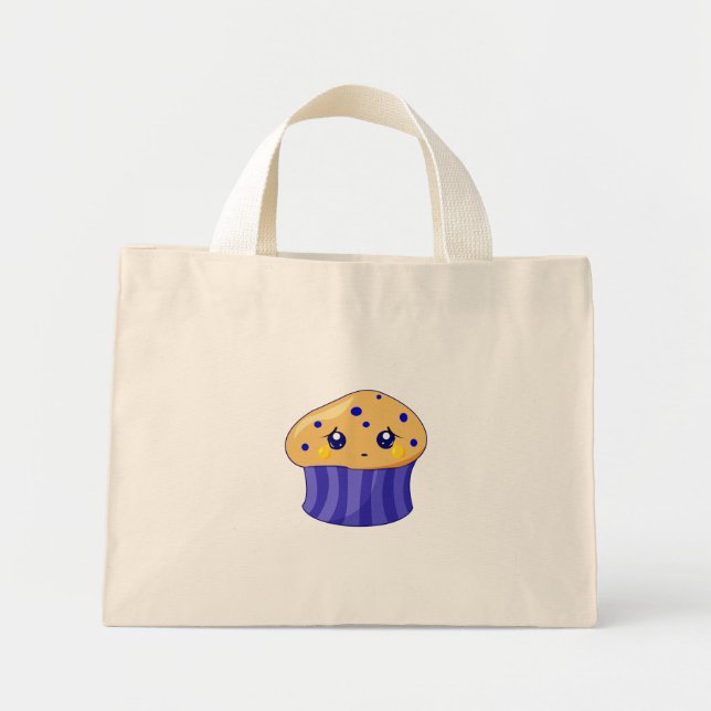 Bolsa Tote Mini Muffin Triste (Frente)