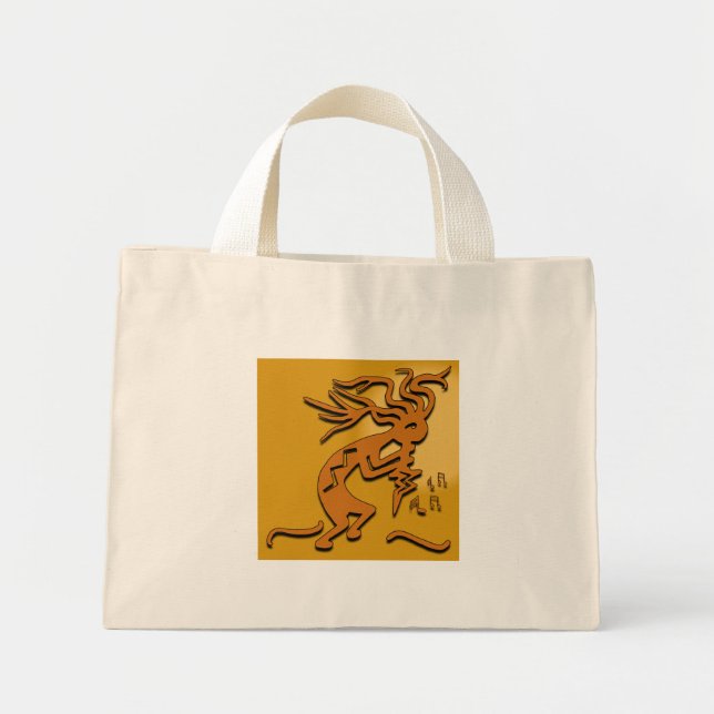 Bolsa Tote Mini Musico Kokopelli (Frente)