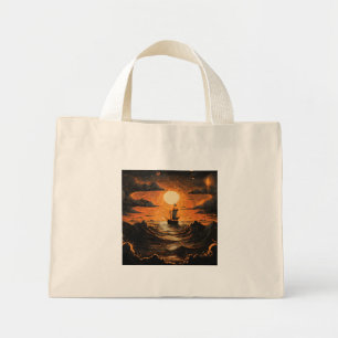 Bolsa Tote Mini Navegação à noite
