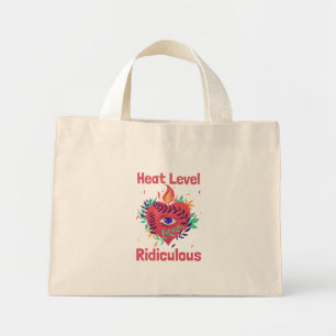 Bolsa Tote Mini Nível de Calor Ridículo Amante de Curry