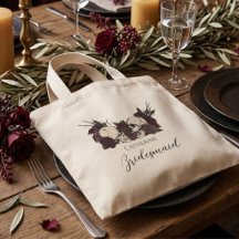 Noiva Gothic Skull & Rose Damas de Honra