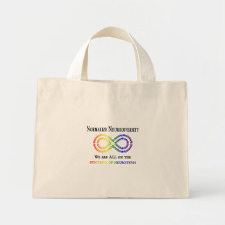 Bolsa Tote Mini Normalizar a Neurodiversidade